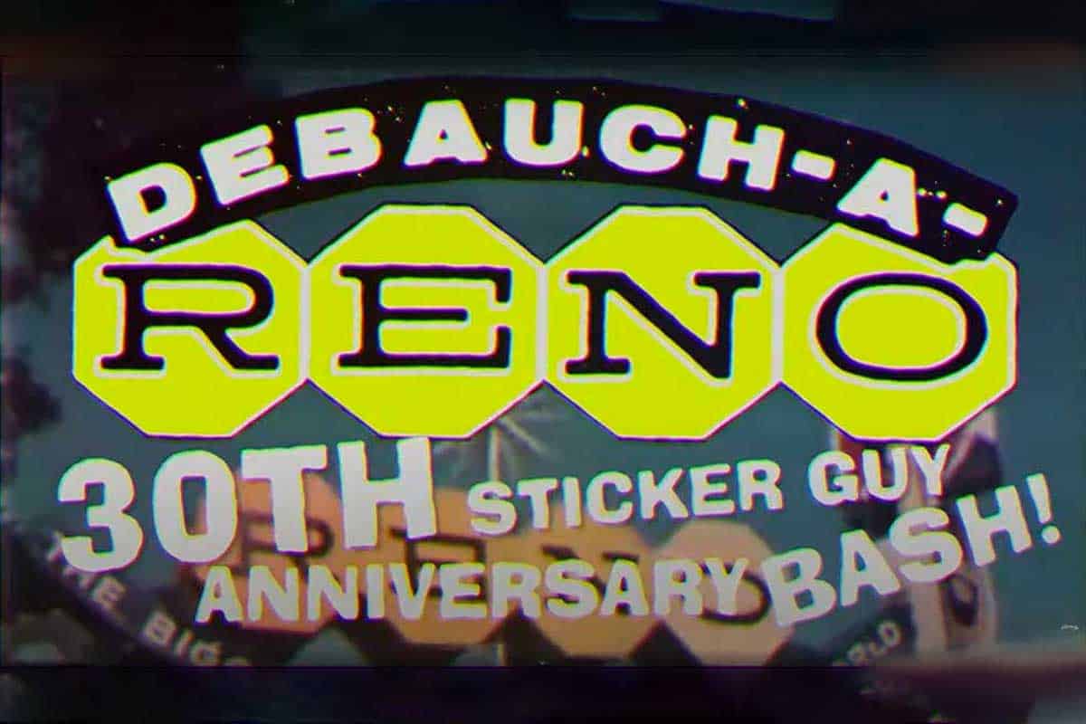 Pete “Sticker Guy” Menchetti brings the budget rock ethos to Reno, NV