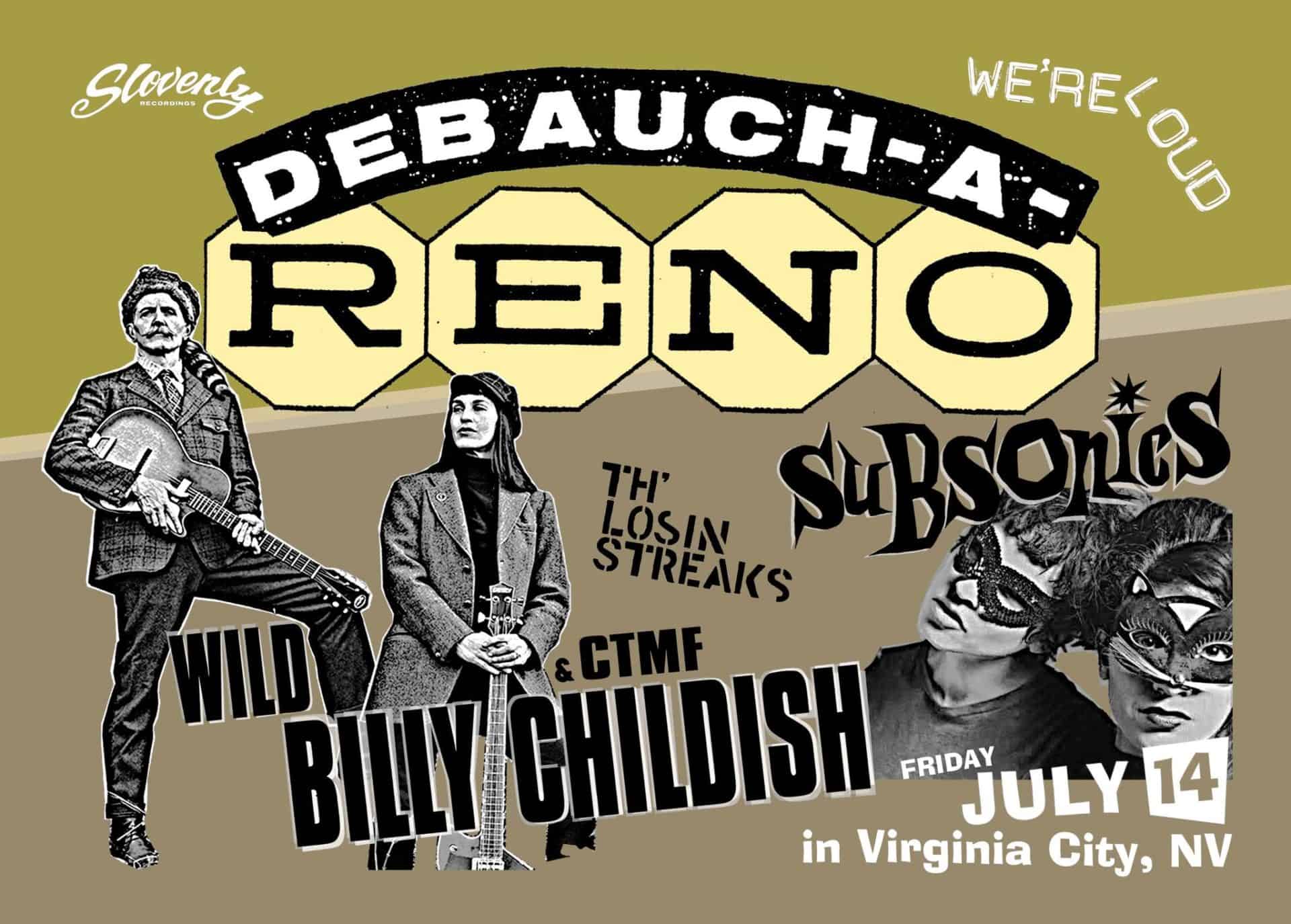 Thee Legendary Billy Childish Exclusive US Appearance at DebauchAReno