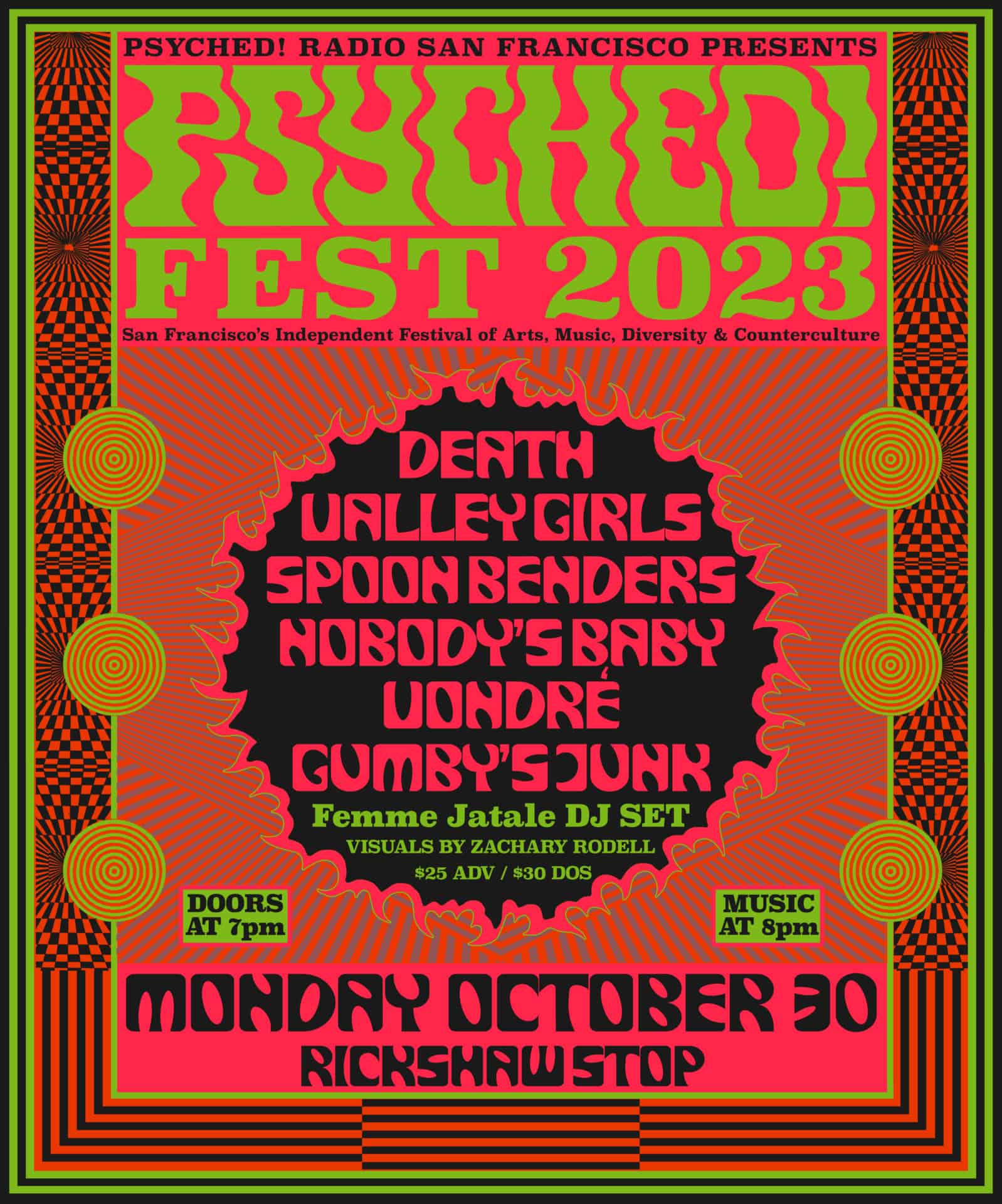 Psyched! Fest 2023 Psyched! Radio. San Francisco